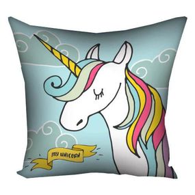 Подушка габардинова з принтом My unicorn 50x50 (5P_FAM004)