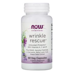 Антиоксидант NOW Foods Wrinkle Rescue 60 Veg Caps