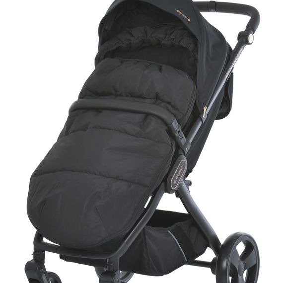 Конверт у коляску ME 1131 Footmuff Plus Black 100 х 53 см, застібки-блискавки | Зображення 3