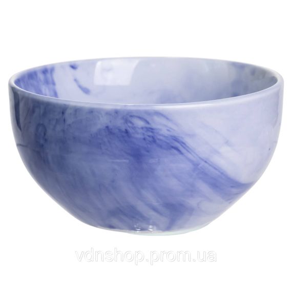 Столовий набір посуду 24 предмети на 6 осіб Marble Clara порцеляновий Синій MD-24-3B | Зображення 1