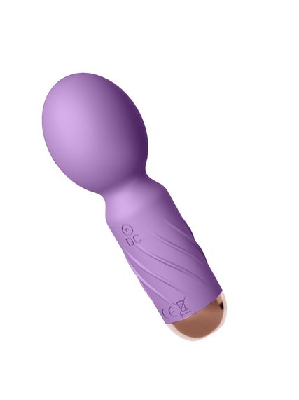 Міні вібромасажер - Cute Mini Wand Purple | Зображення 4