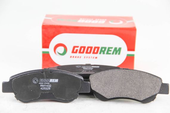 Колодки передні гальмівні Peugeot 107/Citroen C1 05- (Bosch), GOODREM (RM1432) | Зображення 1