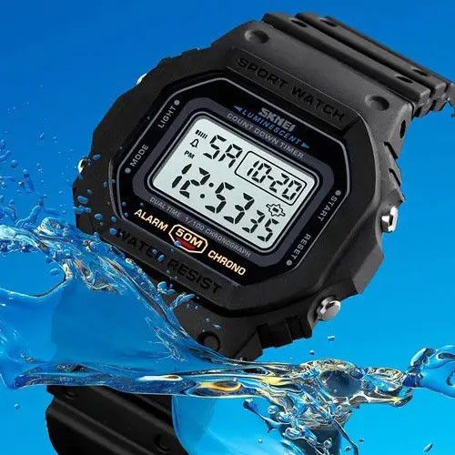 Водонепроникні чоловічі годинники SKMEI 1628BKWT Чоловічі годинники стильні на руку BY-70 | Зображення 3