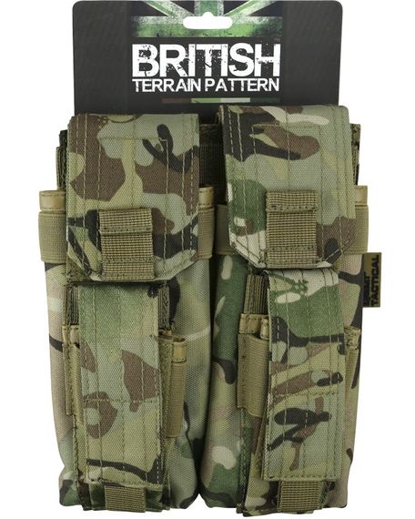 Підсумок під магазини АК KOMBAT UK Double Mag Pouch with PISTOL Mag