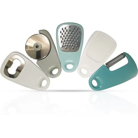 Набір з кухонного приладдя 5 предметів KITCHENWARE брелок-органайзер | Зображення 2