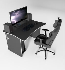 Стол геймерский ZEUS ALT-2 черныйбелый Стол геймерский ZEUS ZET-2 черныйбелый