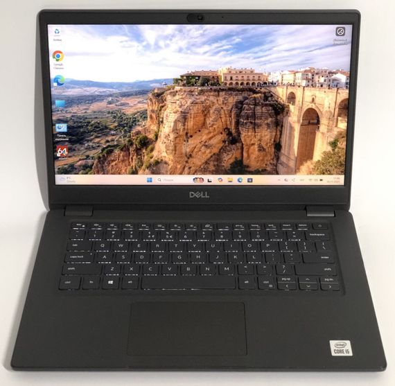 Ультрабук Б-клас Dell Latitude 3410 / 14" (1920x1080) IPS / Intel Core i5-10210U (4 (8) ядра по 1.6 - 4.2 GHz) / 16 GB DDR4 / 256 GB SSD / Intel UHD Graphics / WebCam / Win 11 Pro б/в | Зображення 1