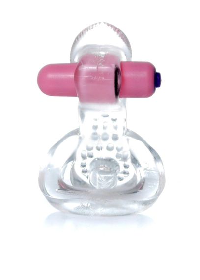 Ерекційне кільце - Tongue Vibro CockRing Clear | Зображення 4