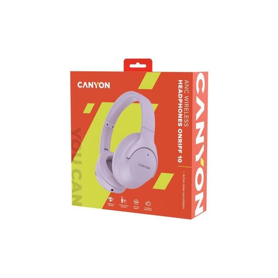 Навушники Canyon OnRiff 10 ANC Bluetooth Purple (CNS-CBTHS10PU) | Зображення 3