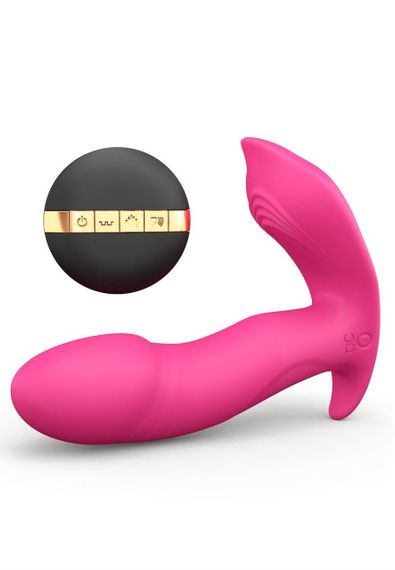 Вібратор Dorcel Secret Clit з підігрівом і пультом ДК, можна під одяг, голосове керування Sex Aura | Зображення 1