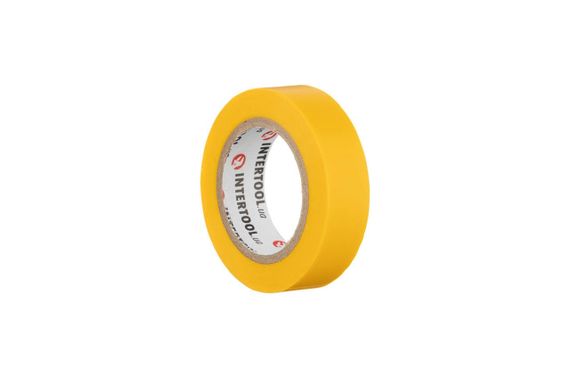 Лента изоляционная Intertool - 10 м x 17 x 0,15 мм желтая (IT-0032) | Зображення 2