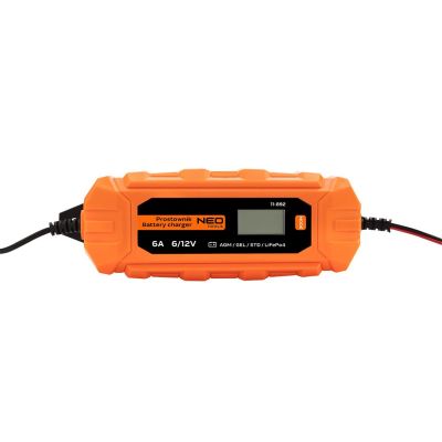 Зарядное устройство для автомобильного аккумулятора Neo Tools 6А/100Вт, 3-150Ач, для кислотних/AGM/GEL (11-892) | Зображення 2