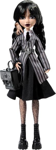 Колекційна лялька Венздей Аддамс у шкільній формі Mattel Monster High X Wednesday Addams