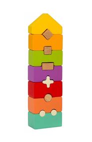 Дерев'яна іграшка Баланс MD 2883 Tree Toys блоки, в коробці (6903317370634) Вид 1