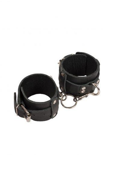 Наручники Leather Dominant Hand Cuffs Black Sex Aura