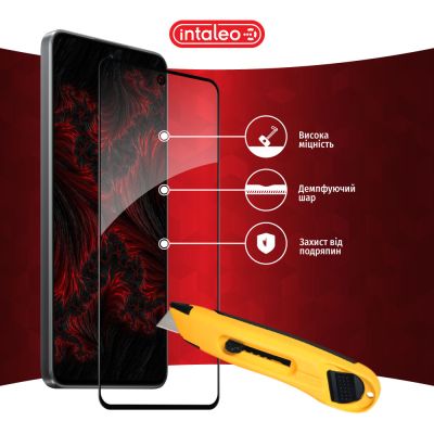 Стекло защитное Intaleo Full Glue Xiaomi 12 Lite Black (1283126559389) | Зображення 4