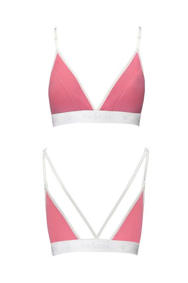 Спортивный топ с двойными бретелями Passion PS007 TOP Розовый XL | Зображення 4