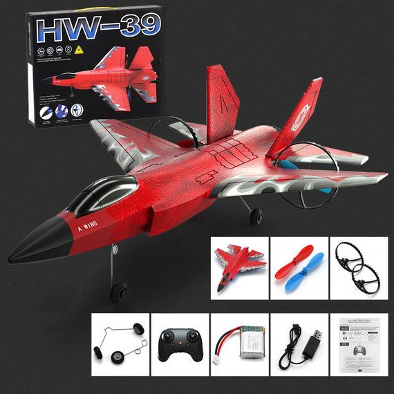 Самолет на радиоуправлении SCHE HW39 F35 Fighter Red | Зображення 1