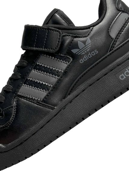 Кросівки Forum 84 Low Black Grey Leather  , В'єтнам B1645 41 | Зображення 3