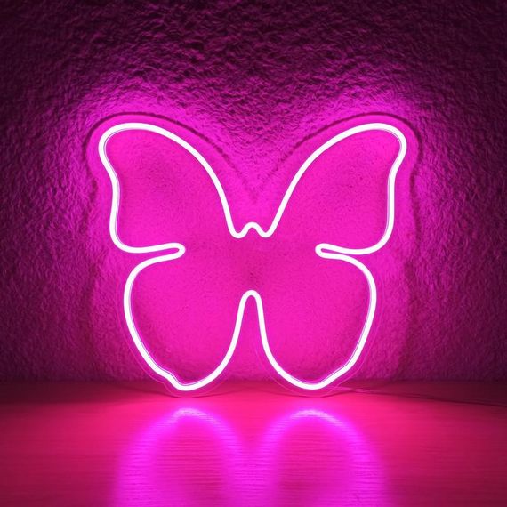 Неоновий світильник Метелик 420х370 acr-n000022