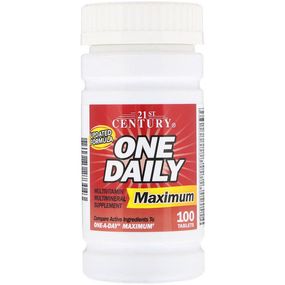 Вітамінно-мінеральний комплекс 21st Century One Daily Maximum, Multivitamin Multimineral 100 Tabs