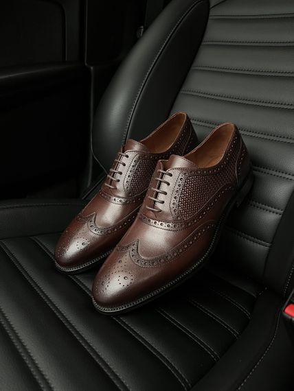 Шикарні коричневі оксфорди 38 розмір | Зображення 5