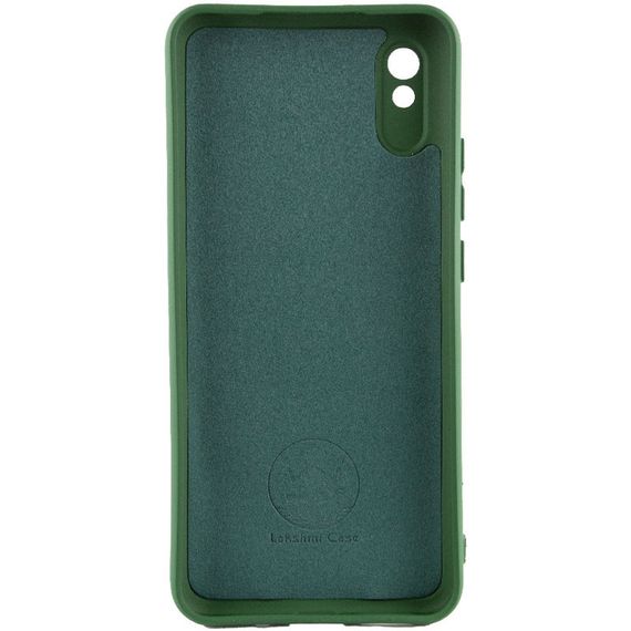 Чехол Silicone Cover Lakshmi Full Camera (A) для Xiaomi Redmi 9A Full camera, Зеленый / Dark Green | Зображення 1