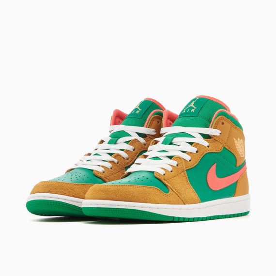 Кросівки Air Jordan 1 Mid “Wheat/Watermelon” 44 DX4332-700 | Зображення 1