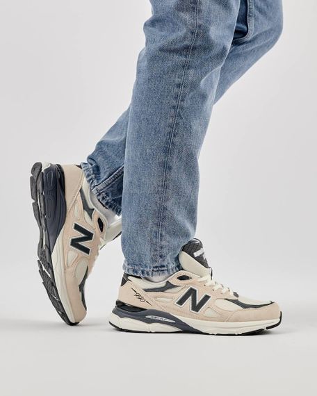 Кросівки чоловічі 990 v3 Beige Black , В'єтнам 42 26.5 | Зображення 7
