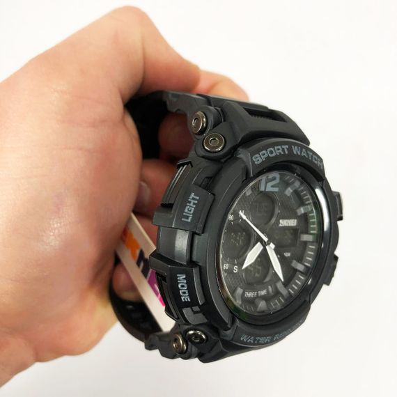 Армійські годинники мілітарі, Годинники туристичні для виживання наручні електронні тактичні NG-24 | Зображення 3