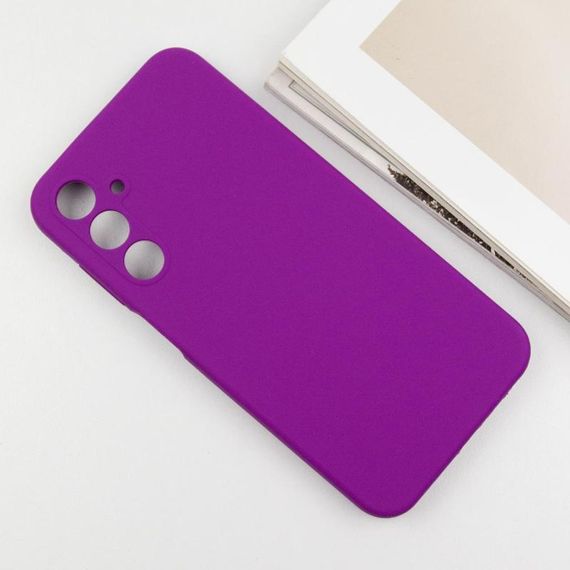 Чехол Silicone Cover Lakshmi Full Camera (AA) для Samsung Galaxy A15 4G/5G / M15 5G Фиолетовый / Purple | Зображення 2