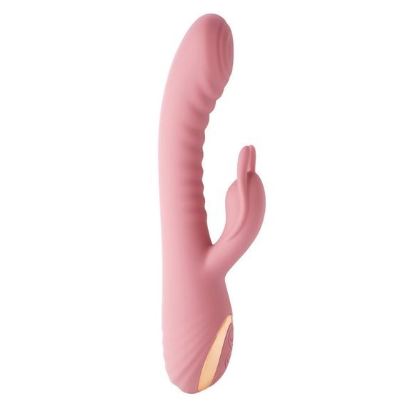 Вібратор-кроль рельєфний Sweet Em Velvet Lure 10 режимів вібрації та 5 режимів коливань, рожевий Sex Aura