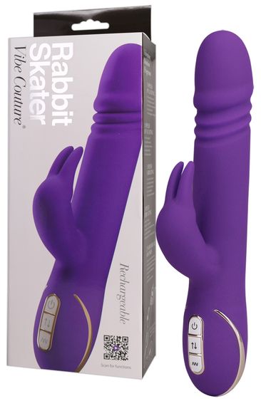 Вібратор кролик Vibe Couture Rabbit Skater, фіолетовий