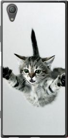 Чехол на Sony Xperia XA1 Plus G3412 Летящий котёнок "2322u-1129-17620"