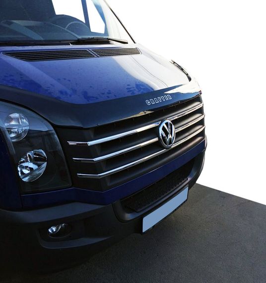 Накладки на решетку 2011-2017 Carmos - Турецкая сталь для Volkswagen Crafter | Зображення 3