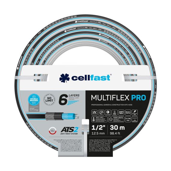 Садовий шланг Cellfast MULTIFLEX PRO 1/2" 30 м 13-801