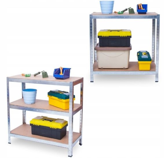 Стелаж металевий для кладовки комори підвалу 6 полиць 220х110х50 Bonro G2211 | Зображення 5