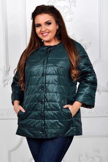 Куртка демі рукав 3/4, арт.203, колір бутилка