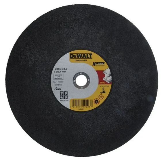 Круг відрізний DeWALT HIGH PERFORMANCE 355х3х25.4 мм (DWA8011RIA)