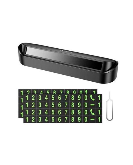 Паркувальна автовізитка Hoco DPH01 на панель автомобіля Black | Зображення 4