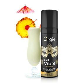Рідкий вібратор DUAL VIBE "Піна Колада", 15 мл, Orgie (Бразилія-Португалія) sexstyle
