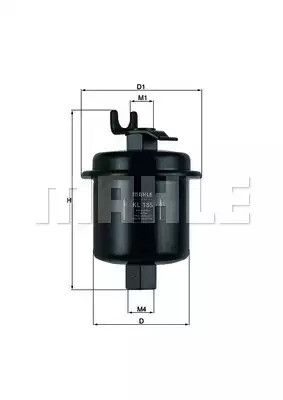 Фільтр паливний MAHLE/KNECHT Honda, MAHLE/KNECHT (KL185) | Зображення 2