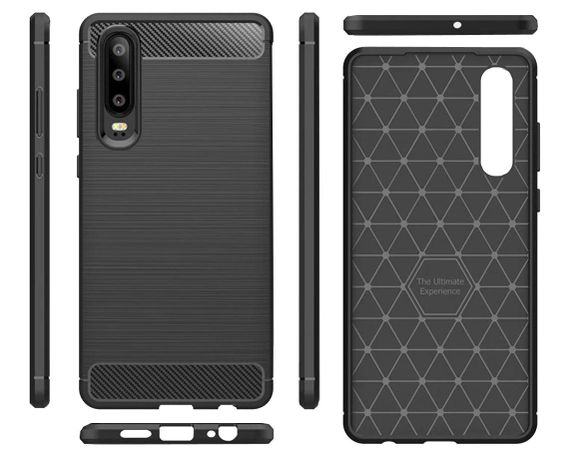 Чохол Primo Carbon Fiber Series для Huawei P30 - Black | Зображення 2