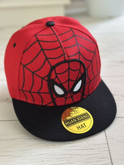 Кепка дитяча снепбек (Snapback) Людина Павук  Спайдермен Синій з червоним 50-54р (2234) | Зображення 7