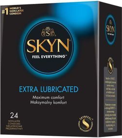 Презервативи SKYN Extra Lube, 24 шт. (без латексу) Sex Aura