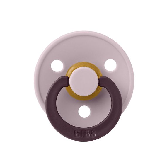 Соска пустушка BIBS Studio Colour Latex кругла 0-6 міс Dusky Lilac/Plum