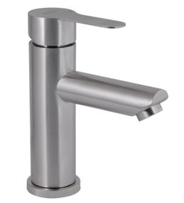 Змішувач для умивальника Brinex Pure 001F Nickel BRIPUR001FNKL