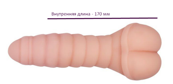 Мастурбатор-насадка «Bigger Man» з вібрацією Sex Aura | Зображення 9
