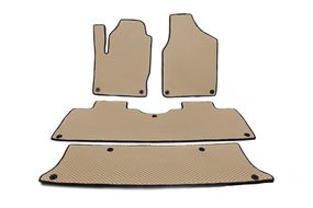 Коврики EVA (3 ряда, бежевый) для Seat Alhambra 1996-2010 гг