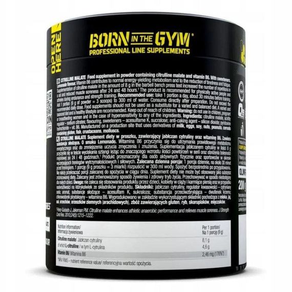 Цитрулін Olimp Citrulline malate 200 g (Fruit jelly) | Зображення 1